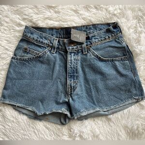 Levi’s Orange Tab Jean Shorts Urban Outfitters Renewal New Womens XS Waist Sz 27